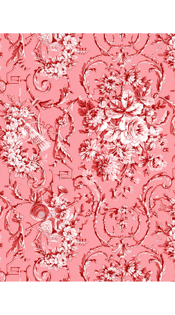 Aster Dress Shirt Collar 3/4 Sleeve Midi Length Cotton Musola (Villa Carlotta Pastel)