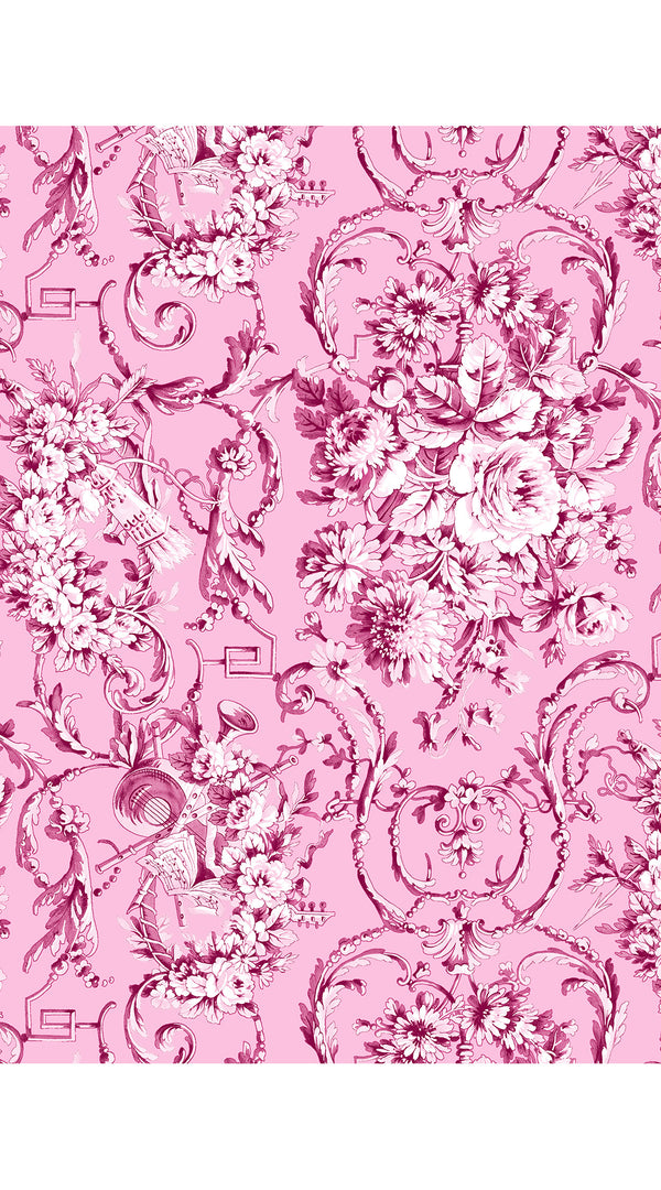 Aster Dress Shirt Collar 3/4 Sleeve Midi Length Cotton Musola (Villa Carlotta Pastel)