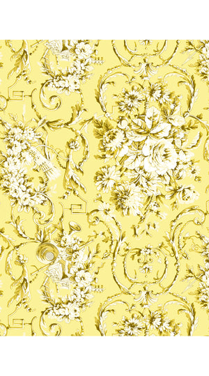 Aster Dress Shirt Collar 3/4 Sleeve Midi Length Cotton Musola (Villa Carlotta Pastel)