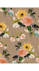 Audrey Dress #7 Shirt Collar 3/4 Sleeve Midi Length Nylon (Viner Rose Dark)