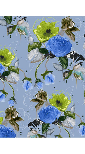 Audrey Dress #7 Shirt Collar 3/4 Sleeve Midi Length Nylon (Viner Rose Dark)