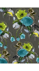 Audrey Dress #7 Shirt Collar 3/4 Sleeve Midi Length Nylon (Viner Rose Dark)