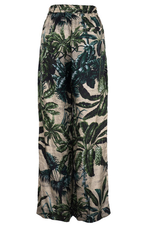 Leah Pants Silk Twill (Vintage Palm Beige)