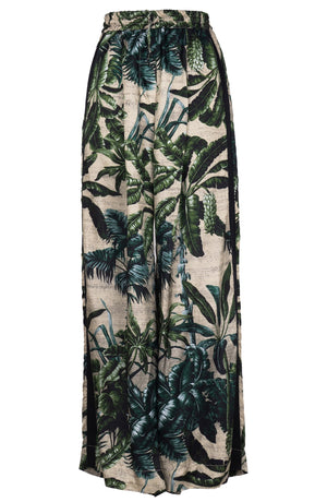 Leah Pants Silk Twill (Vintage Palm Beige)