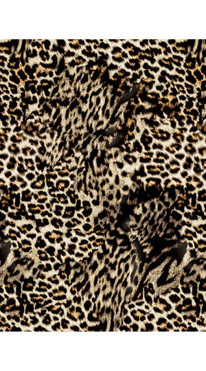 Zeller Skirt Midi Length Wool Musola (Viper Leopard Big)