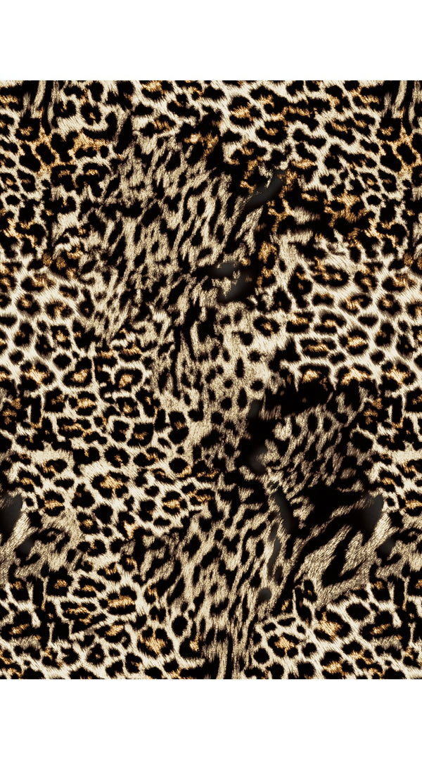 Zeller Skirt Midi Length Wool Musola (Viper Leopard Big)