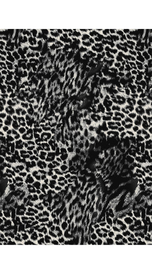 Zeller Skirt Midi Length Wool Musola (Viper Leopard Big)