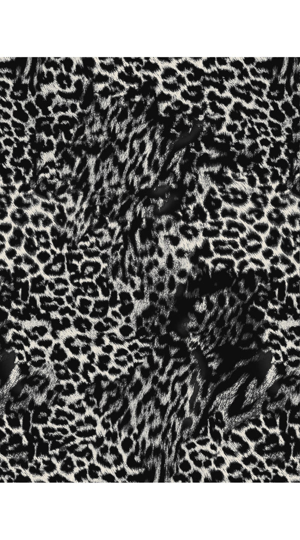 Zeller Skirt Midi Length Wool Musola (Viper Leopard Big)