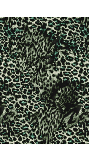 Zeller Skirt Midi Length Wool Musola (Viper Leopard Big)