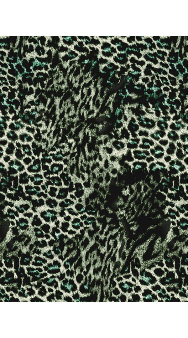Zeller Skirt Midi Length Wool Musola (Viper Leopard Big)
