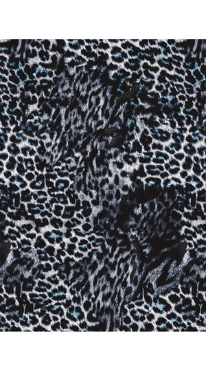 Zeller Skirt Midi Length Wool Musola (Viper Leopard Big)