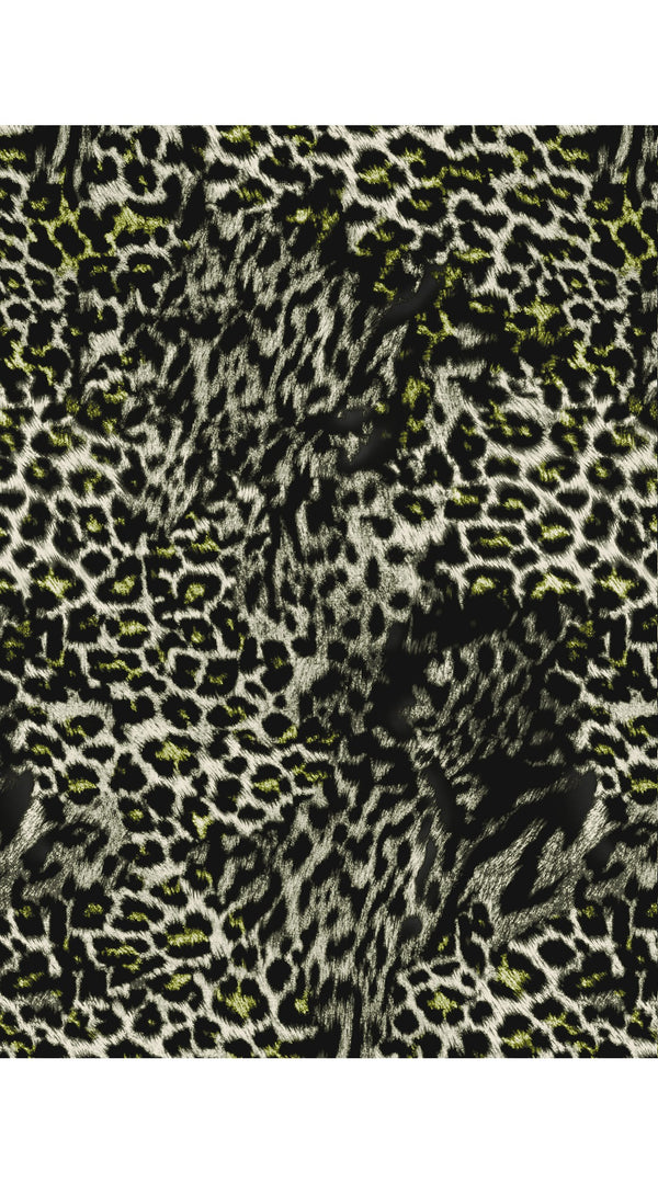 Zeller Skirt Midi Length Wool Musola (Viper Leopard Big)