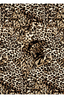 Audrey Dress #4 Shirt Collar 3/4 Sleeve Long Length Musola (Viper Leopard)