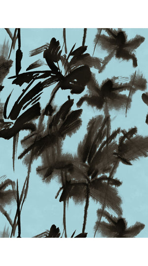 Sydney Shirt 3/4 Sleeve & Sydney Pants Silk Twill (Watercolor Bamboo)