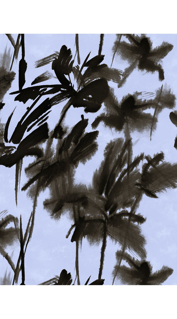 Sydney Shirt 3/4 Sleeve & Sydney Pants Silk Twill (Watercolor Bamboo)