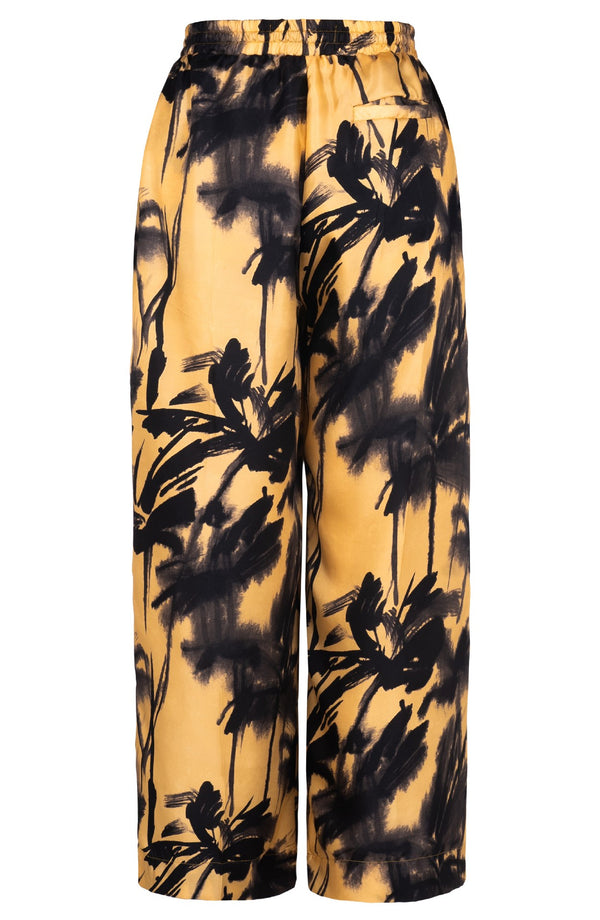 Leah Pants Poliamide Taffta (Watercolor Bamboo)