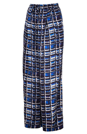 Leah Pants Poliamide Taffta (Watercolor Check)