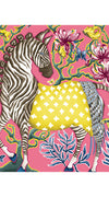 Audrey Dress #4 Shirt Collar 3/4 Sleeve Long Length Cotton Musola (Zebra Khalo)