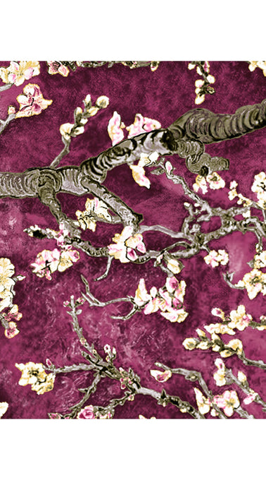 Audrey Dress #3 Shirt Collar 3/4 Sleeve with Hamilton Belt Linen (Almond Blossom)