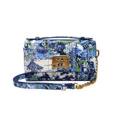 Aria Shoulder Cross Bag_Chinoi East West_Indigo