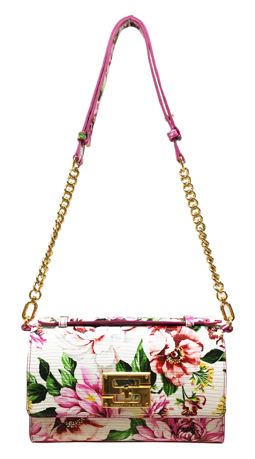 Aria Shoulder Cross Bag_Los Cabos Flower_White Pink