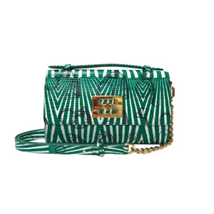 Aria Shoulder Cross Bag_Saddle Chain M_Jade