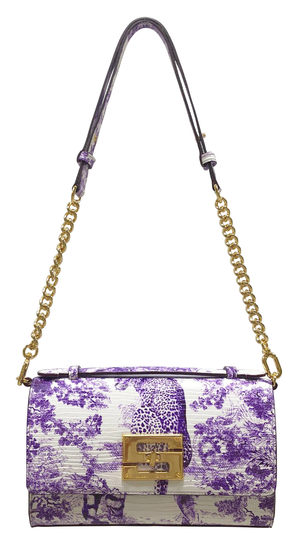 Aria Shoulder Cross Bag_Safari Toile White_White Lilac