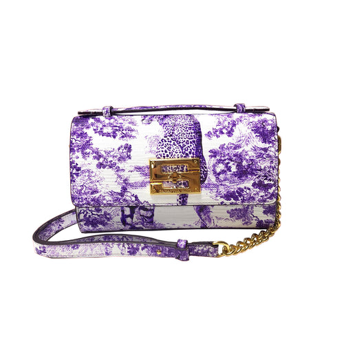 Aria Shoulder Cross Bag_Safari Toile White_White Lilac