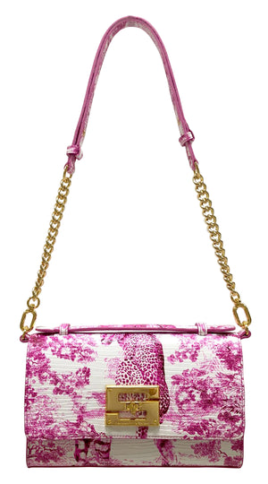 Aria Shoulder Cross Bag_Safari Toile White_White Pink
