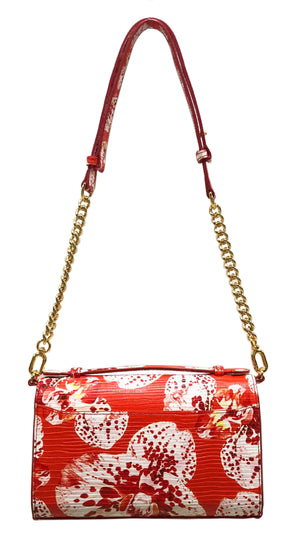 Aria Shoulder Cross Bag_Speckled Orchid Ground_Orange Red