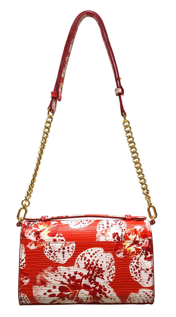 Aria Shoulder Cross Bag_Speckled Orchid Ground_Orange Red
