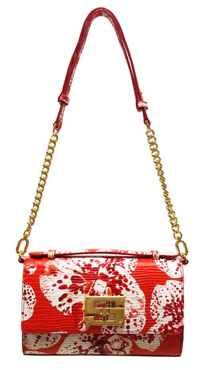 Aria Shoulder Cross Bag_Speckled Orchid Ground_Orange Red