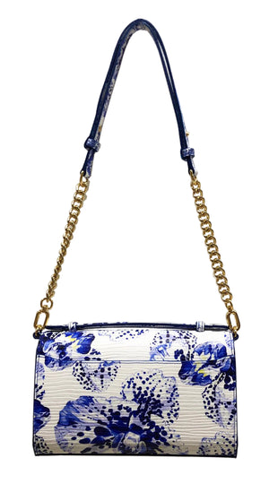 Aria Shoulder Cross Bag_Speckled Orchid White_White Blue