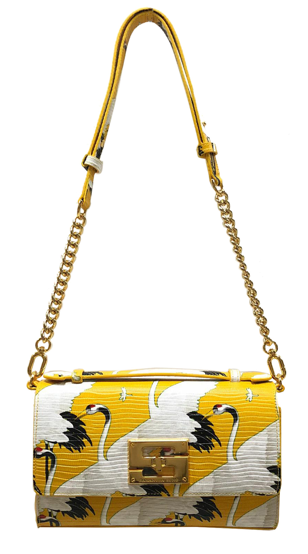 Aria Shoulder Cross Bag_White Crane Bright_Daffodile Yellow