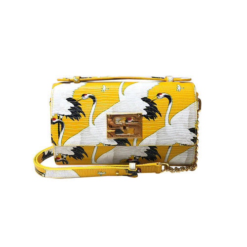 Aria Shoulder Cross Bag_White Crane Bright_Daffodile Yellow