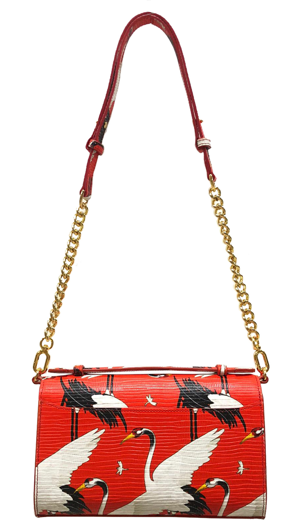 Aria Shoulder Cross Bag_White Crane Bright_Orange