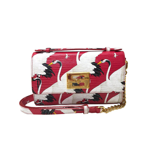 Aria Shoulder Cross Bag_White Crane Bright_Pomegranate