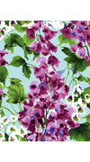 Olivia Dress Shirt Collar 3/4 Sleeve Midi Length Cotton Musola (Bell Flower New)