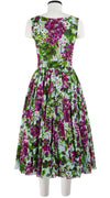 Aster Dress Boat Neck Mini Cap Sleeve Midi Length Cotton Musola (Bell Flower New)