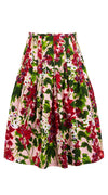 Zelda Skirt Long Length Cotton Stretch (Bell Flower New)