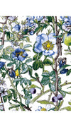 Florance Dress #2 Boat Neck Mini Cap Sleeve Long Length Cotton Stretch (Botanical Makintosh)