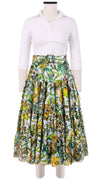 Preen Skirt Midi Length Cotton Musola (Botanical Makintosh)