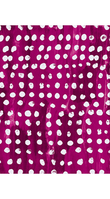 Avenue Dress Shirt Collar 3/4 Sleeve Midi Length Cotton Musola (Brushed Dots Small)