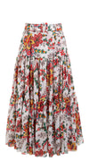 Emma Skirt Midi Plus Length Cotton Musola (Cambridge Poplin Bright)