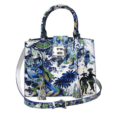 Cara Tote Medium_Chinoi East West_Indigo