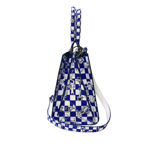 Cara Tote Medium_LV Checkers_White Cobalt Blue