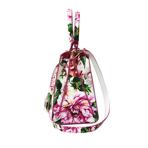 Cara Tote Medium_Los Cabos Flower_White Pink