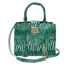 Cara Tote Medium_Saddle Chain M_Jade
