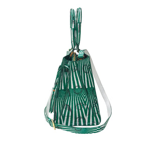 Cara Tote Medium_Saddle Chain M_Jade
