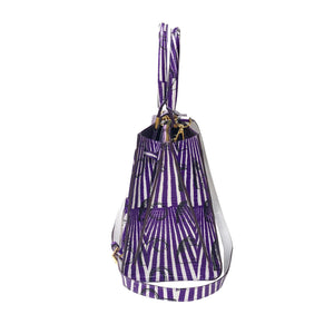 Cara Tote Medium_Saddle Chain M_Plum